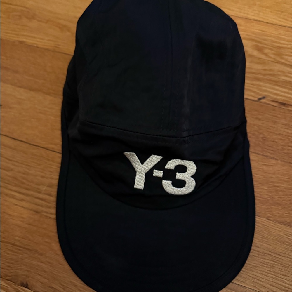 Y-3 Midnight Black Cap with Logo